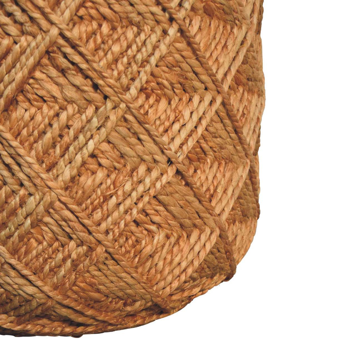 Jute Fibre Footstool - Large NOVEX FURNITURES