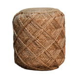 Jute Fibre Footstool - Small NOVEX FURNITURES