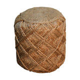 Jute Fibre Footstool - Small NOVEX FURNITURES