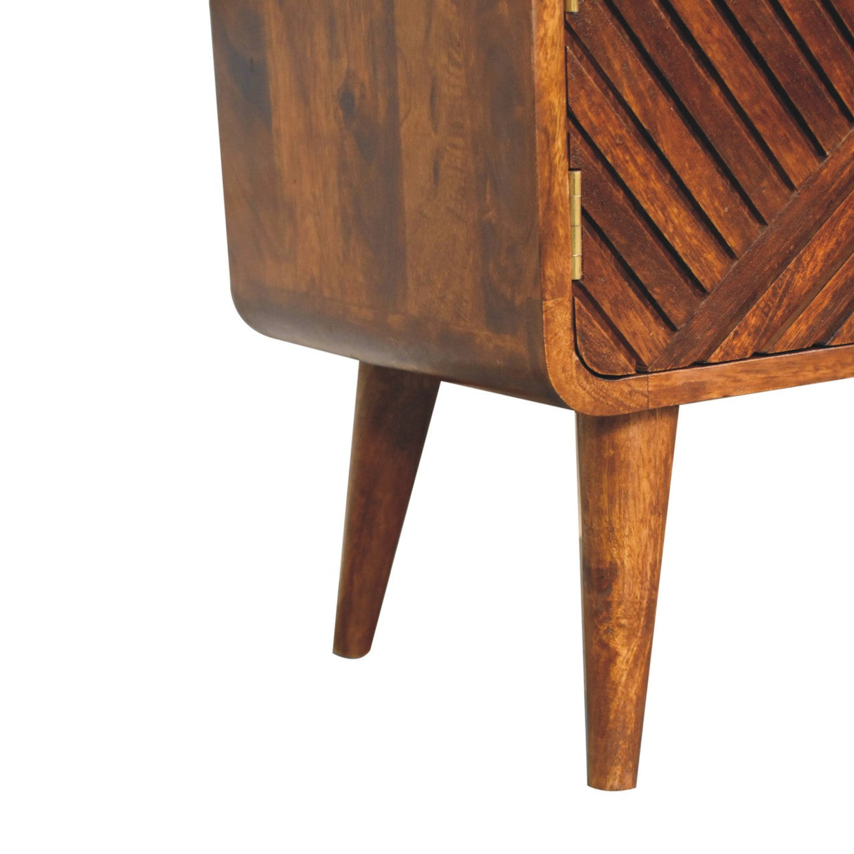 Boucle Carved Chestnut Telephone Table NOVEX FURNITURES