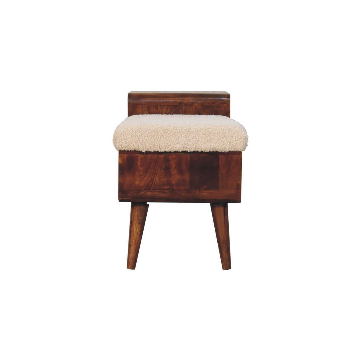 Boucle Carved Chestnut Telephone Table NOVEX FURNITURES