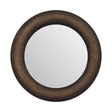 Round Metallic Hammered Mirror NOVEX FURNITURES
