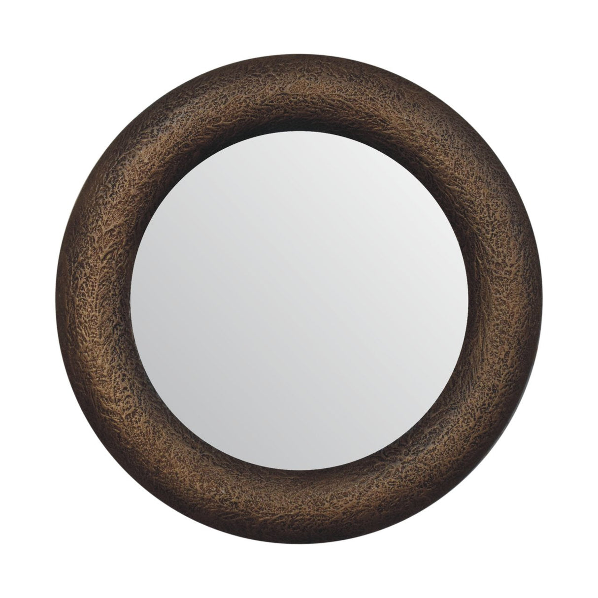 Round Metallic Hammered Mirror NOVEX FURNITURES