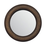 Round Metallic Hammered Mirror NOVEX FURNITURES