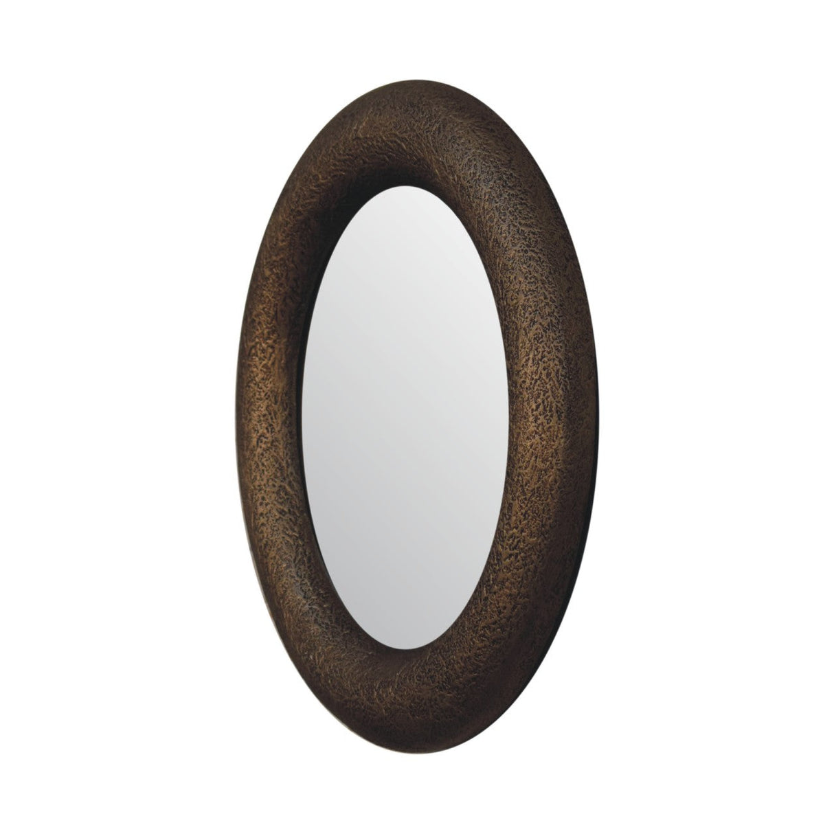Round Metallic Hammered Mirror NOVEX FURNITURES