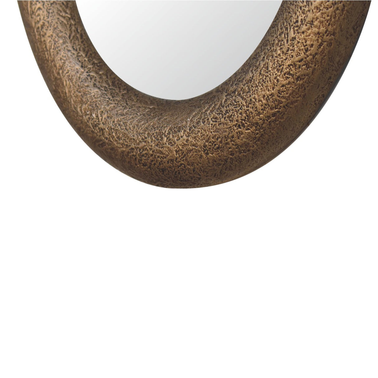 Round Metallic Hammered Mirror NOVEX FURNITURES