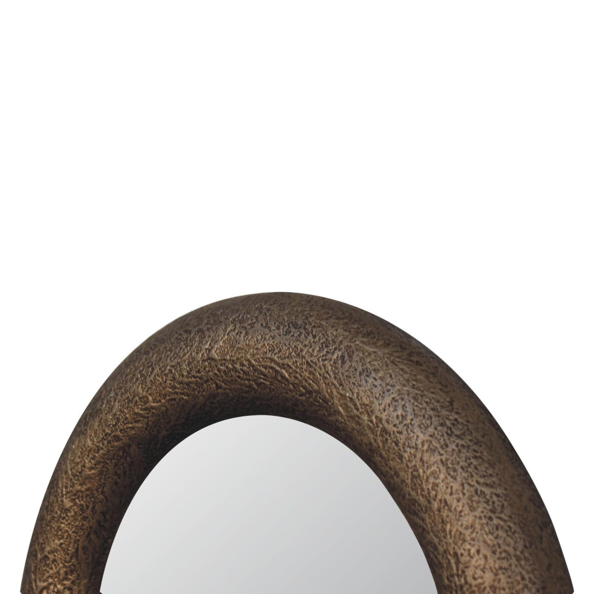 Round Metallic Hammered Mirror NOVEX FURNITURES