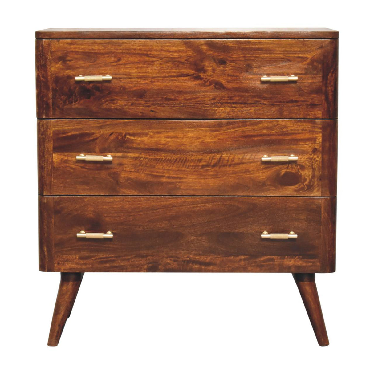 Chestnut T-Bar Chest NOVEX FURNITURES