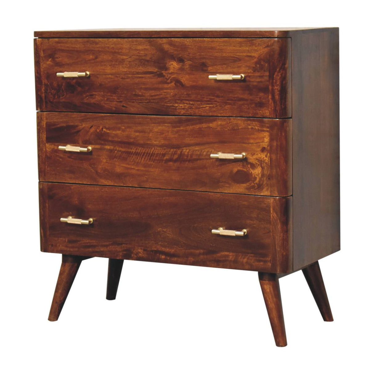 Chestnut T-Bar Chest NOVEX FURNITURES