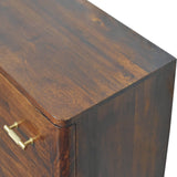 Chestnut T-Bar Chest NOVEX FURNITURES
