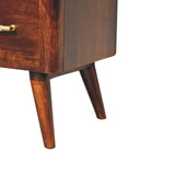 Chestnut T-Bar Chest NOVEX FURNITURES