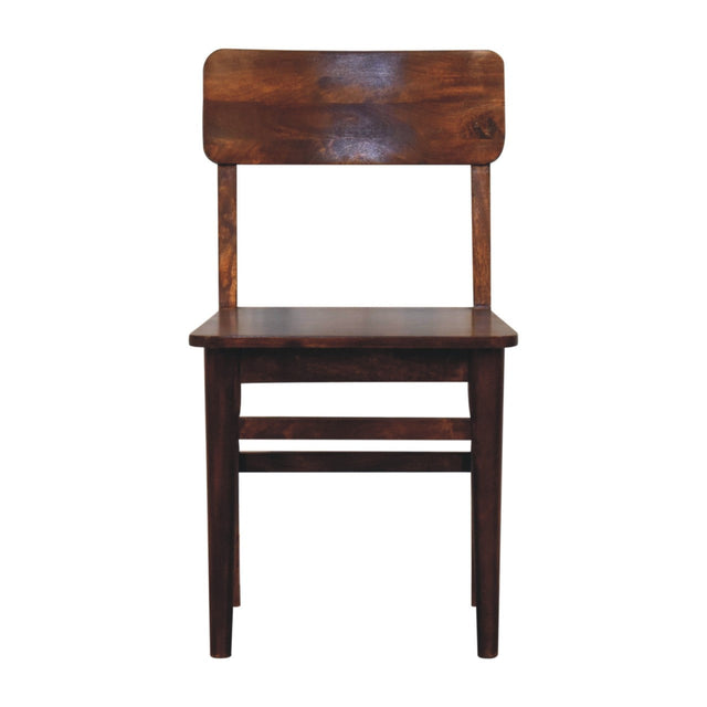 Classic Chestnut Dining Chair set of 2 NOVEX FURNITURE