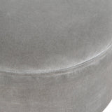 Grey Velvet Nordic Style Footstool NOVEX FURNITURES