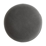 Grey Velvet Nordic Style Footstool NOVEX FURNITURES