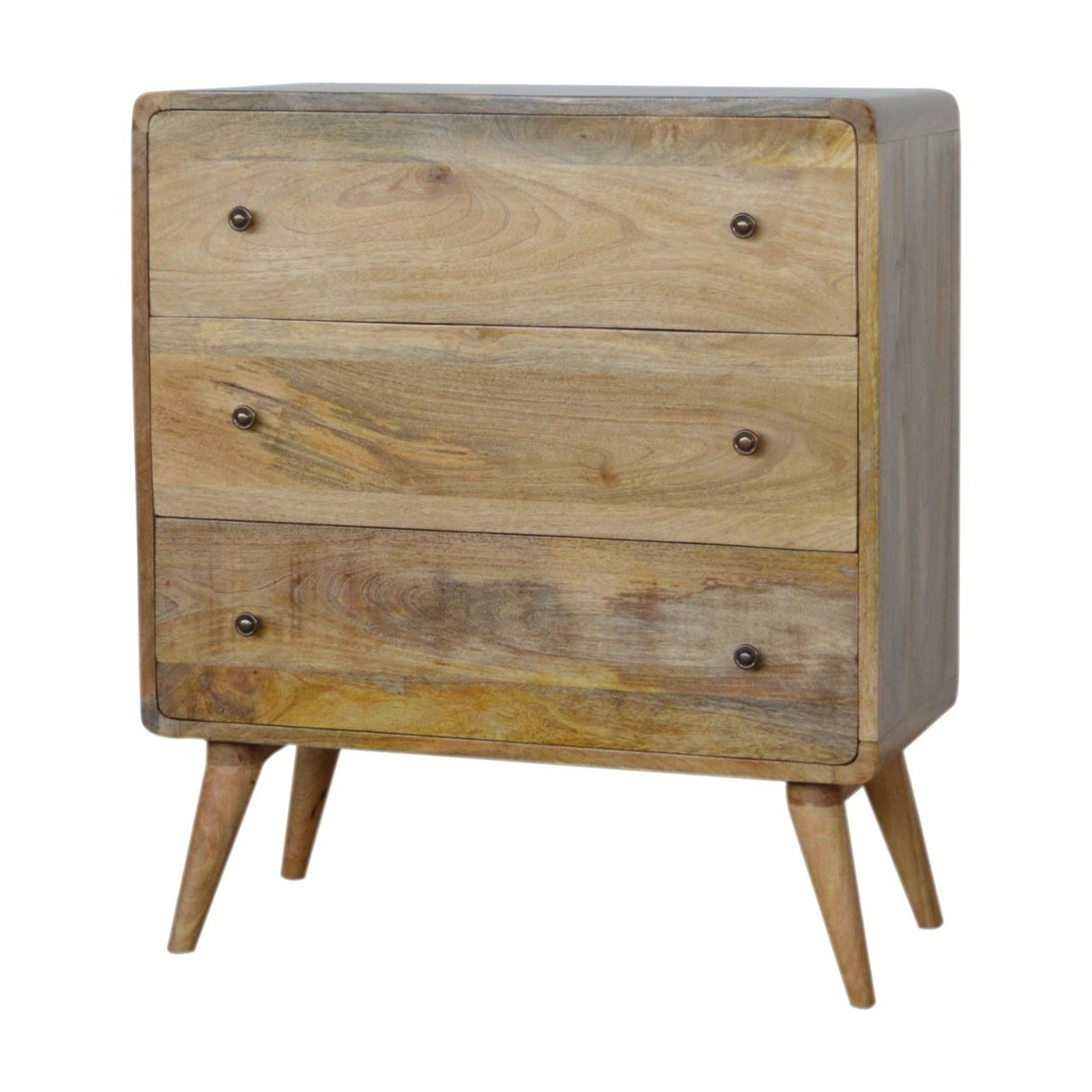 Curved Oak-ish Chest NOVEX FURNITURES