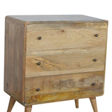 Curved Oak-ish Chest NOVEX FURNITURES