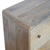 Curved Oak-ish Chest NOVEX FURNITURES