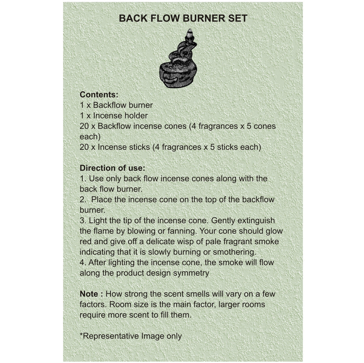 Level Back Flow Fountain Set (Wood) NOVEX FURNITURES