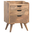 3 Drawer Gallery Bedside NOVEX FURNITURES
