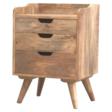 3 Drawer Gallery Bedside NOVEX FURNITURES