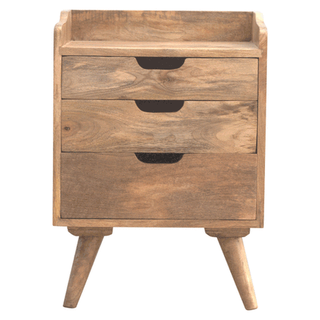 3 Drawer Gallery Bedside NOVEX FURNITURES