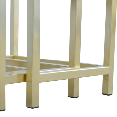 Chunky Gold Stool Set of 3 NOVEX FURNITURES