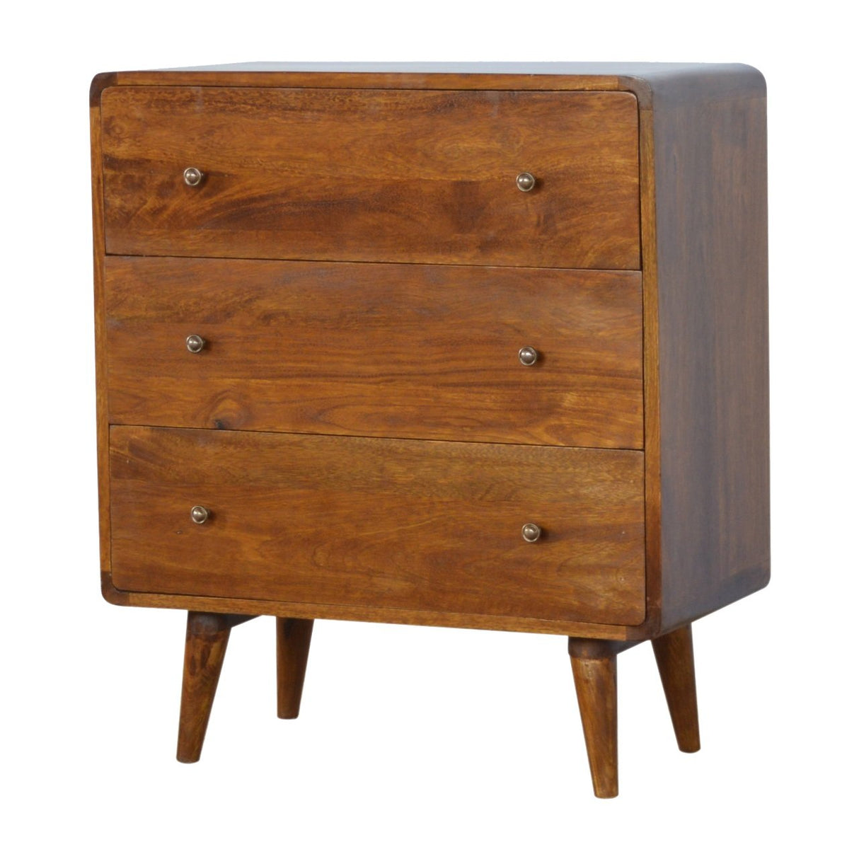 Curved Chestnut Chest NOVEX FURNITURES
