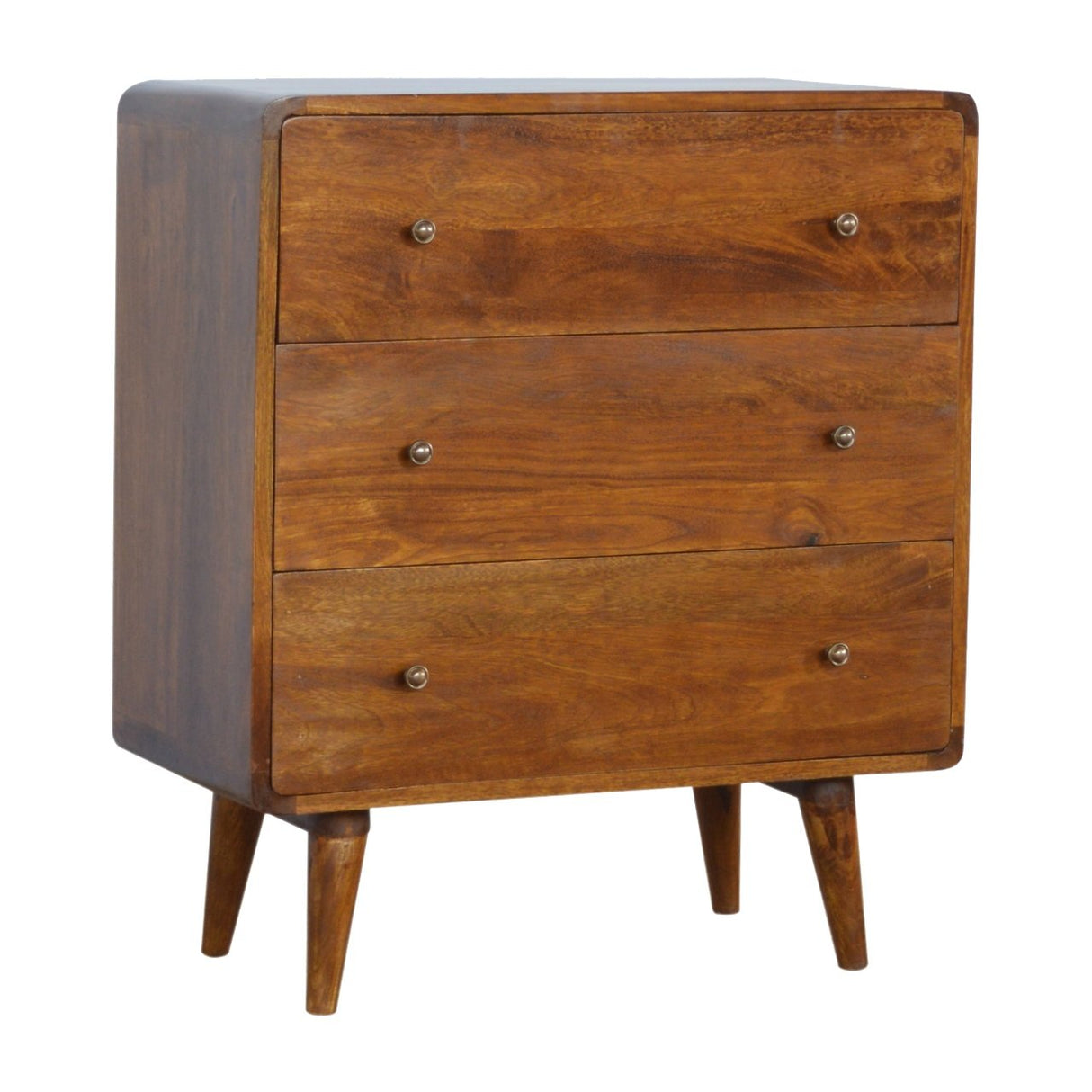 Curved Chestnut Chest NOVEX FURNITURES