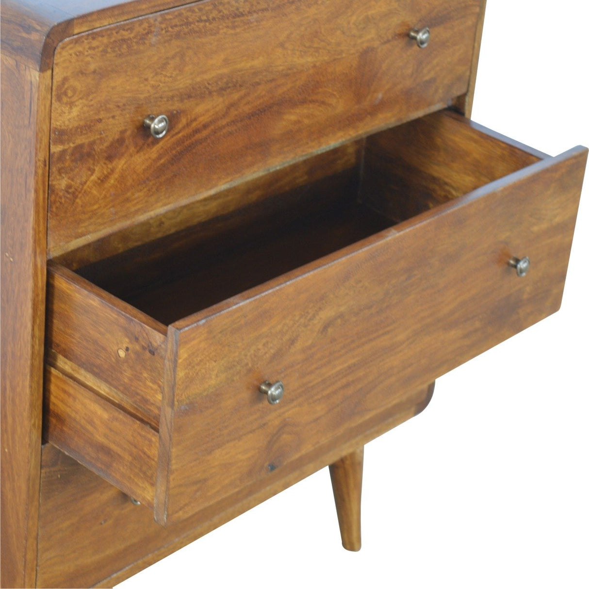 Curved Chestnut Chest NOVEX FURNITURES