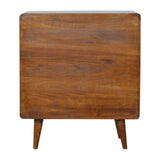 Curved Chestnut Chest NOVEX FURNITURES