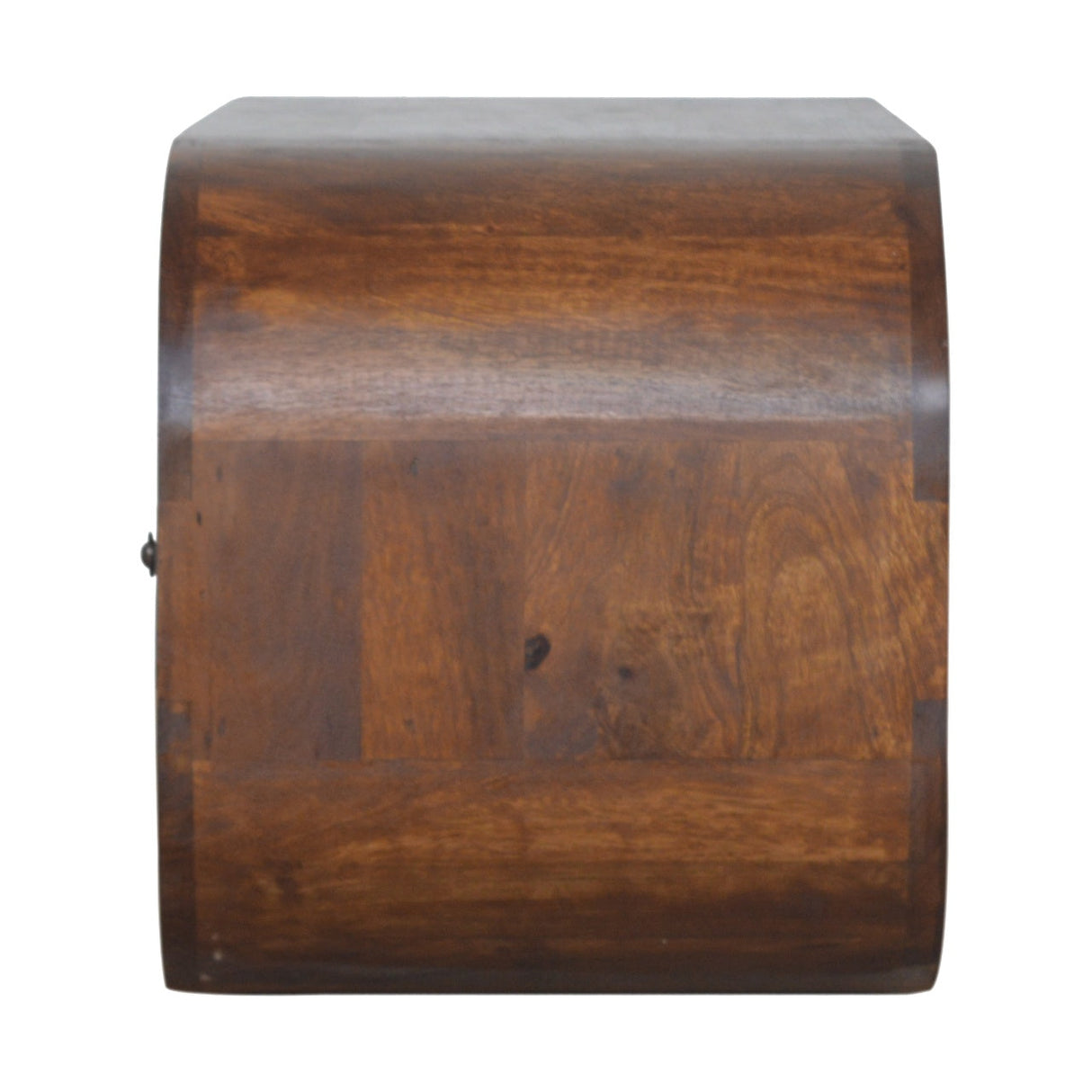 Chestnut Curved Edge Media Unit with 2 Drawers NOVEX FURNITURES